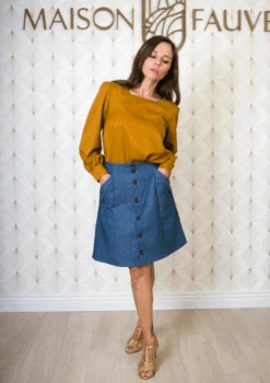 Maison Fauve - Kim Skirt Pattern 12 Maison Fauve - Kim Skirt Pattern -Croft Mill Store maison fauve kim skirt sewing pattern 1