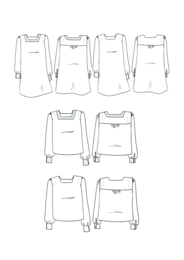 Maison Fauve - Lauren Blouse Dress Pattern 12 Maison Fauve - Lauren Blouse Dress Pattern - Image 10