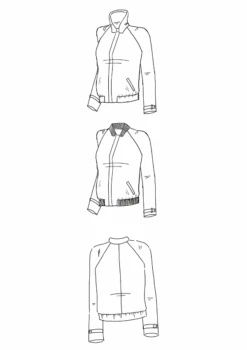 Maison Fauve - Sunset Jacket Pattern 25 Maison Fauve - Sunset Jacket Pattern -Croft Mill Store maison fauve sunset jacket sketch