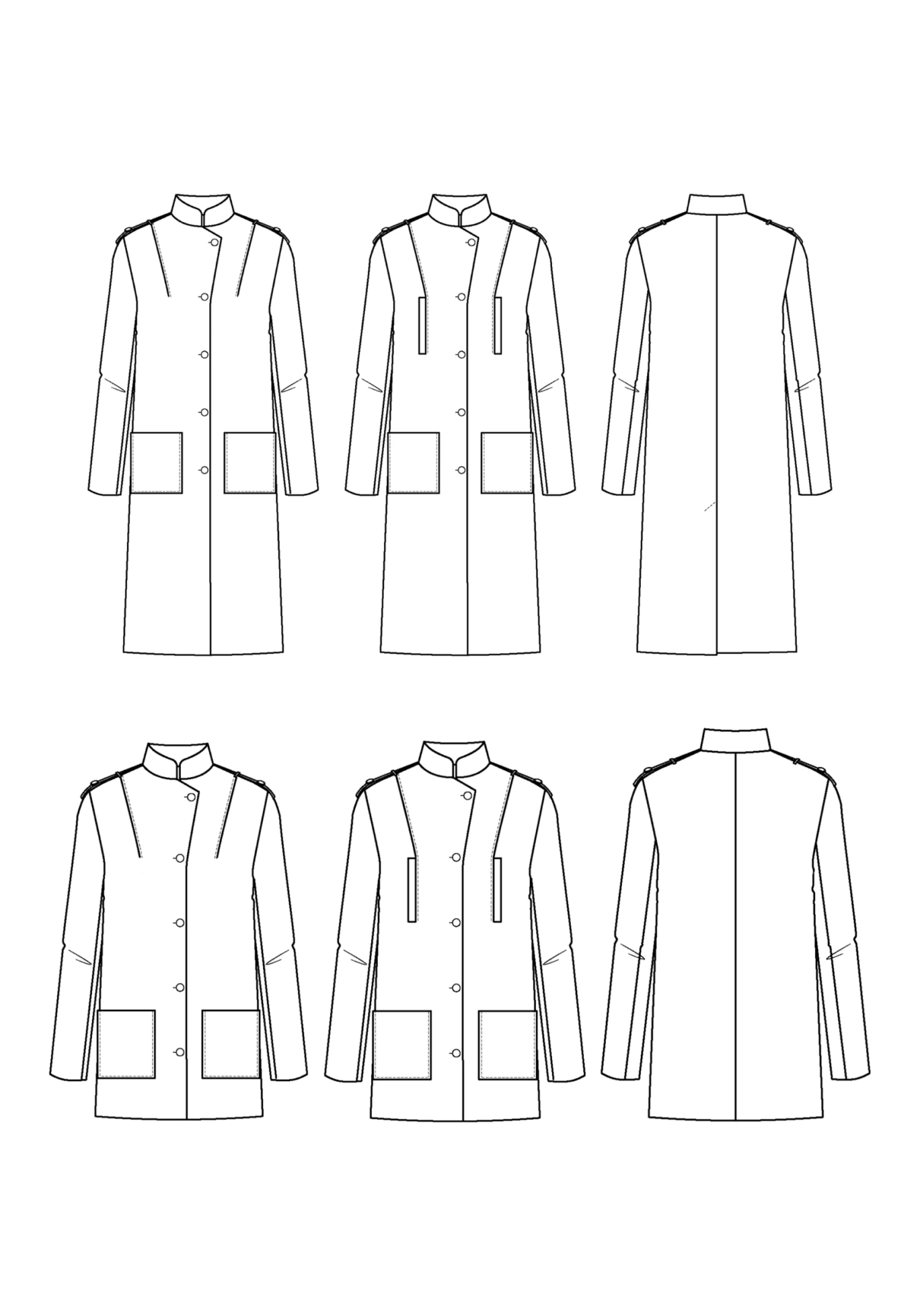 Maison Fauve - Tigris Coat Sewing Pattern 20 Maison Fauve - Tigris Coat Sewing Pattern - Image 18