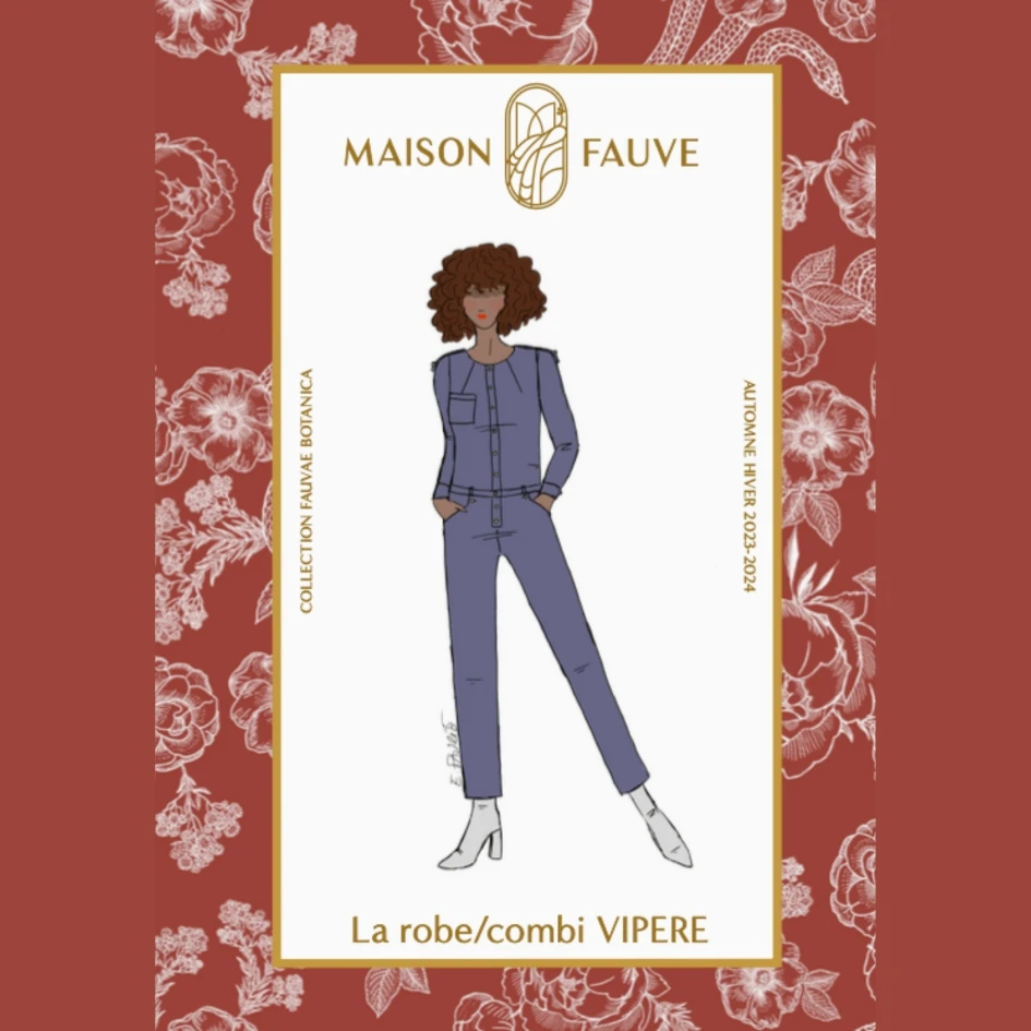 Maison Fauve - Vipère Jumpsuit Dress Pattern 3 Maison Fauve - Vipère Jumpsuit Dress Pattern