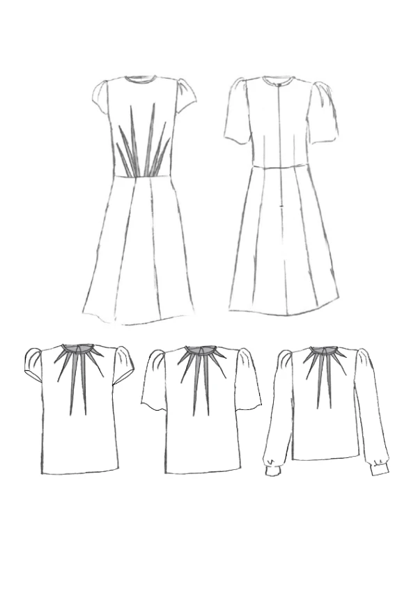 Maison Fauve - Zenith Dress & Blouse Pattern 9 Maison Fauve - Zenith Dress & Blouse Pattern - Image 7