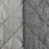 The Scholar - Quilted Wool 1 The Scholar - Quilted Wool -Croft Mill Store marl grey lined twill quilting fabric the scholar quilted wool