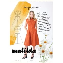 Megan Nielsen - Matilda Dress Pattern (Sizes 0-20) 24 Megan Nielsen - Matilda Dress Pattern (Sizes 0-20) -Croft Mill Store matilda dress pattern by megan nielsen cover