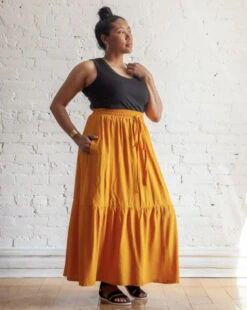 True Bias - Mave Skirt Pattern (Sizes 14-30) 11 True Bias - Mave Skirt Pattern (Sizes 14-30) -Croft Mill Store mave skirt pattern size 14 30 by true bias model 4