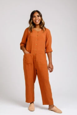 Megan Nielsen - Durban Jumpsuit & Romper Pattern (Sizes 0-20) -Croft Mill Store megan nielsen durban jumpsuit and romper 5