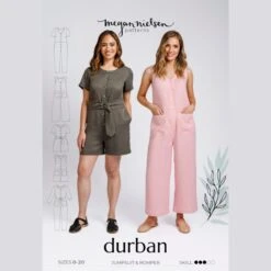 Megan Nielsen - Durban Jumpsuit & Romper Pattern (Sizes 0-20)