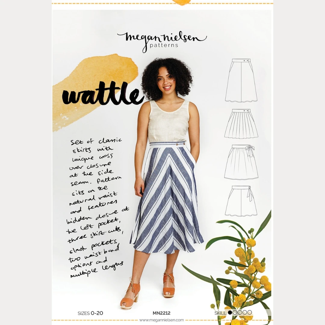 Megan Nielsen - Wattle Skirt Pattern (Sizes 0-20) 3 Megan Nielsen - Wattle Skirt Pattern (Sizes 0-20)