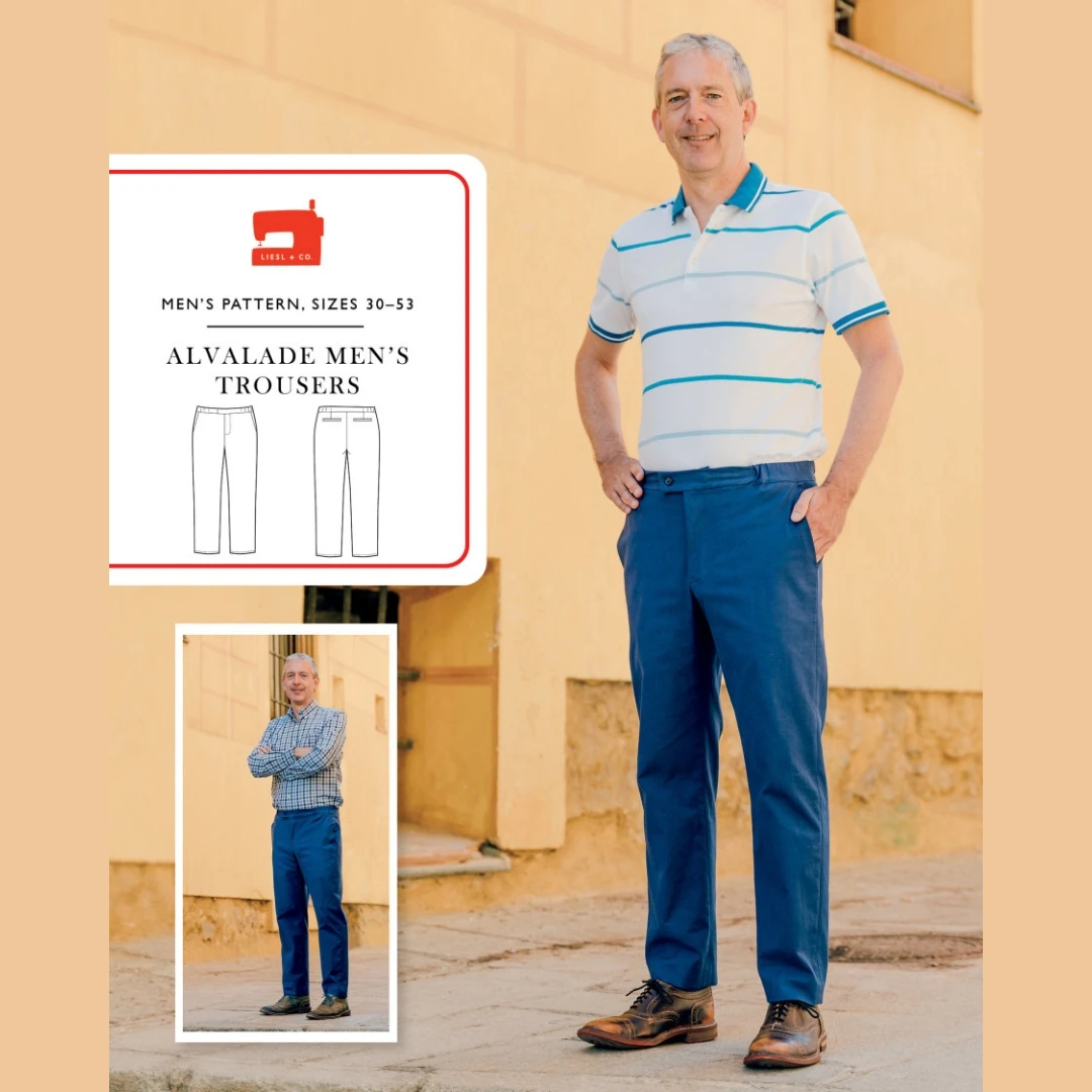 Liesl + Co - Men’s Alvalade Trousers Pattern (Sizes 30-53) 3 Liesl + Co - Men’s Alvalade Trousers Pattern (Sizes 30-53)