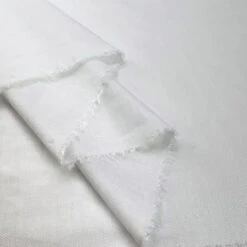 Milan - White 7 Milan - White -Croft Mill Store milan white nylon viscose plain knitted jersey dress fabric fold