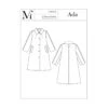 Monsterfabriken - Ada Coat Pattern (80-96cm Chest) 1 Monsterfabriken - Ada Coat Pattern (80-96cm Chest) -Croft Mill Store monsterfabriken ada coat sewing pattern cover