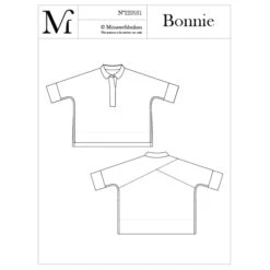 Monsterfabriken - Bonnie Top Pattern (80-116cm Chest)