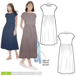 Style Arc - Montana Midi Dress Pattern (UK 18-30)