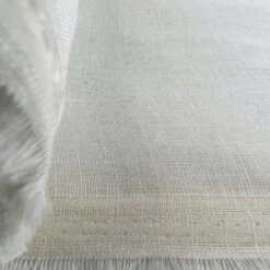 Moon River - Soft Ivory 7 Moon River - Soft Ivory -Croft Mill Store moon river linen gauze woven soft ivory fabric roll