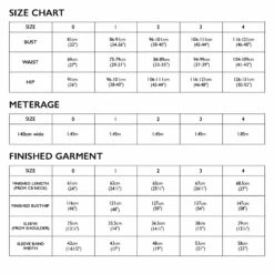 Tessuti - Myka Top Sewing Pattern (Sizes 6-22) 13 Tessuti - Myka Top Sewing Pattern (Sizes 6-22) -Croft Mill Store myka size chart gallery