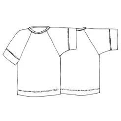 Tessuti - Myka Top Sewing Pattern (Sizes 6-22) 19 Tessuti - Myka Top Sewing Pattern (Sizes 6-22) -Croft Mill Store myka sketch