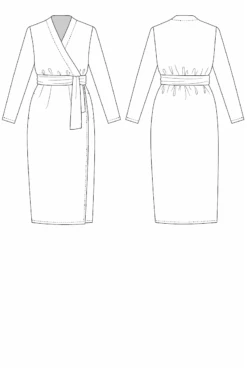 Named - Olivia Wrap Dress Pattern (UK 4-28) 11 Named - Olivia Wrap Dress Pattern (UK 4-28) -Croft Mill Store named clothing olivia wrap dress pattern