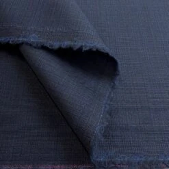 Officer Class 8 Officer Class -Croft Mill Store navy italian fine wool shirting fabric officer class fold