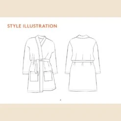 Wardrobe By Me - Norma Jean Wrap Pattern (Sizes 0-24) 15 Wardrobe By Me - Norma Jean Wrap Pattern (Sizes 0-24) -Croft Mill Store norma jean wrap pattern wardrobe by me sketch