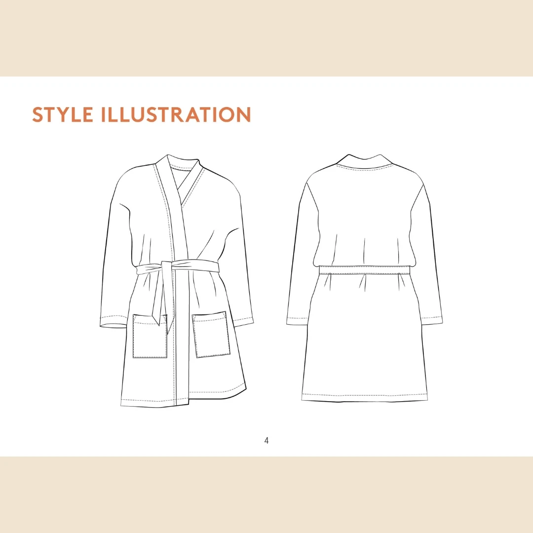 Wardrobe By Me - Norma Jean Wrap Pattern (Sizes 0-24) 9 Wardrobe By Me - Norma Jean Wrap Pattern (Sizes 0-24) - Image 7