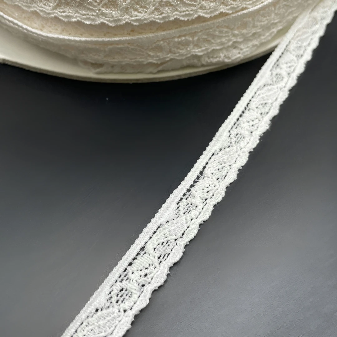 Stretch Lace Trim - Ivory 4 Stretch Lace Trim - Ivory - Image 2