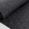 Quilted - Coco Stretch - Black 1 Quilted - Coco Stretch - Black -Croft Mill Store onion quilt coating fabric quilted coco stretch black bolt