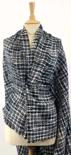 Palermo - Seattle 11 Palermo - Seattle -Croft Mill Store palermo chunky black and white tweed jacketing coating fabric dress