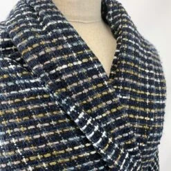 Palermo - New York 12 Palermo - New York -Croft Mill Store palermo new york navy tweed jacketing coating fabric neck