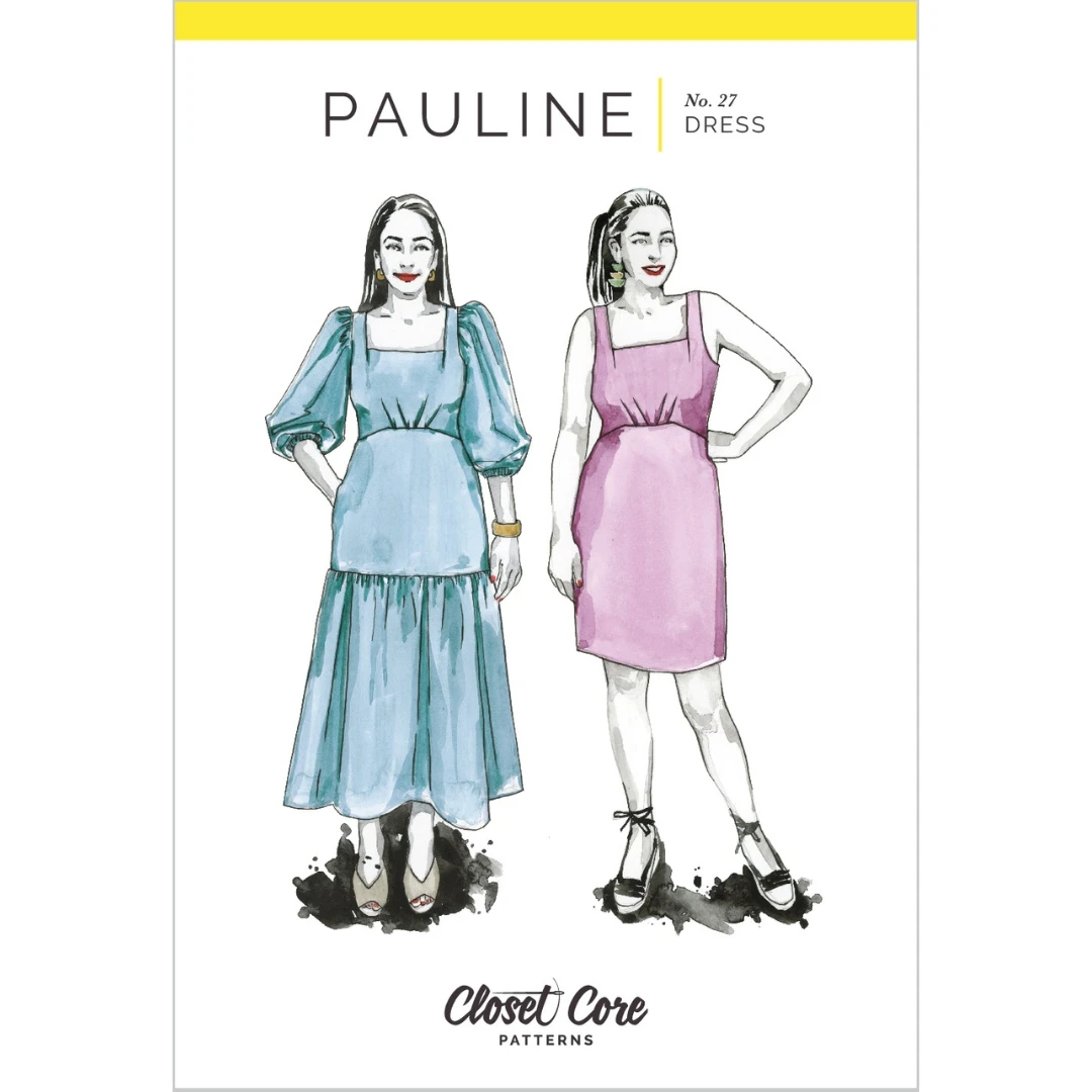 Closet Core Patterns - Pauline Dress Pattern (Sizes 0-20) 3 Closet Core Patterns - Pauline Dress Pattern (Sizes 0-20)
