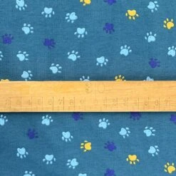 Paws Jersey -Croft Mill Store paws jersey cotton elastane paw print oeko tex 100 jersey fabric s