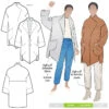 Style Arc - Petra Coat Pattern (UK 4-16) 2 Style Arc - Petra Coat Pattern (UK 4-16) -Croft Mill Store petra coat pattern style arc cover