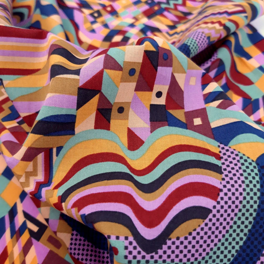 Pima Cotton Lawn - Gustav - Lilac 5 Pima Cotton Lawn - Gustav - Lilac - Image 3