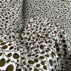 Pima Cotton Lawn - Cherry Berry Olive