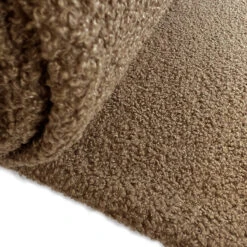 Plain Boucle - Brown 9 Plain Boucle - Brown -Croft Mill Store plain boucle brown dressmaking fabric roll