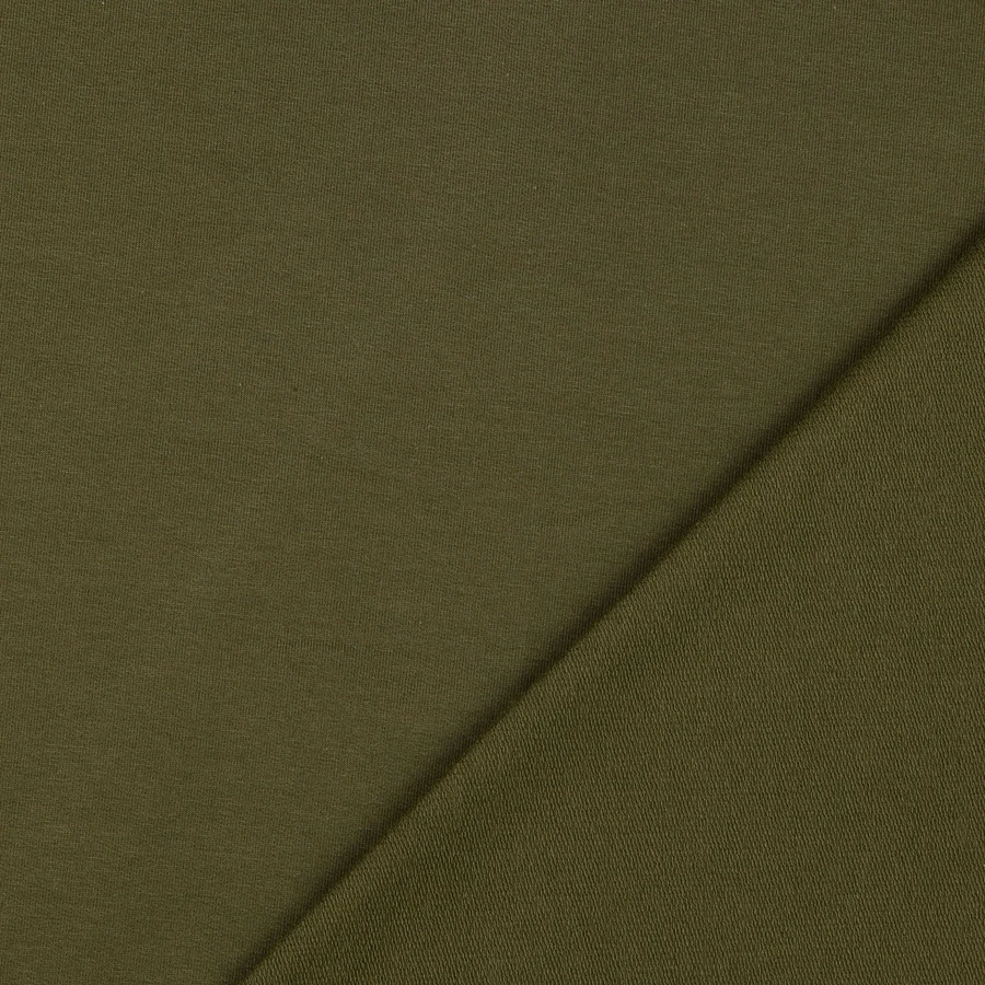 French Terry - Dark Olive 5 French Terry - Dark Olive - Image 3