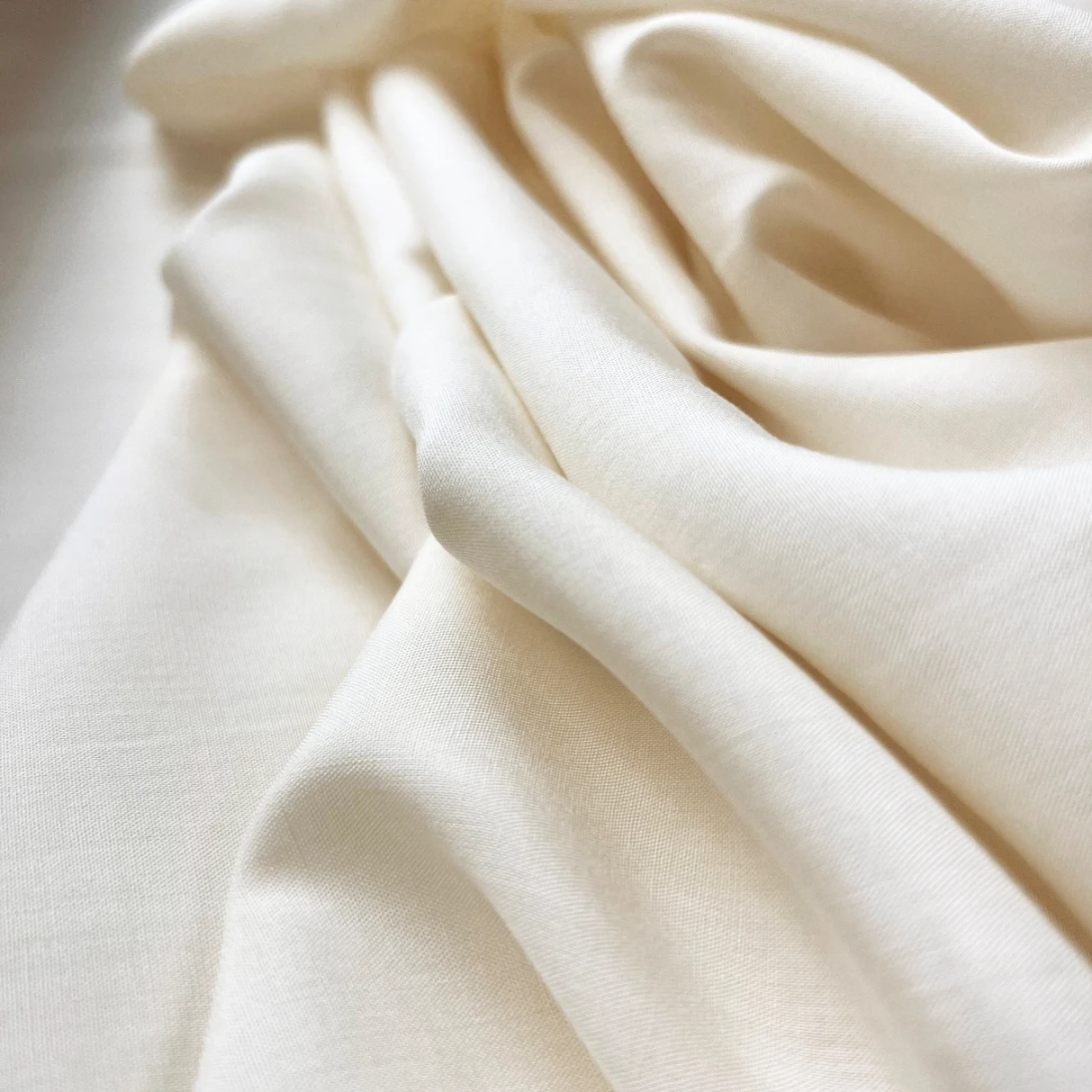 Fine Viscose Plain - Alabaster 3 Fine Viscose Plain - Alabaster