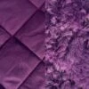 Double Dabble - Plum 1 Double Dabble - Plum -Croft Mill Store polyester 2oz waddded diamon quilting fur lined double dabble damson
