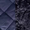 Double Dabble - Navy 2 Double Dabble - Navy -Croft Mill Store polyester 2oz waddded diamon quilting fur lined double dabble navy