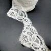 Polyester Flat Lace Trim - Jess - Soft White 1 Polyester Flat Lace Trim - Jess - Soft White -Croft Mill Store polyester flat lace trim jess soft white roll
