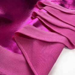 Night Fever - Hot Pink 6 Night Fever - Hot Pink -Croft Mill Store polyester spandex dance fabric night fever hot pink fold