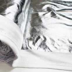 Night Fever - Silver 7 Night Fever - Silver -Croft Mill Store polyester spandex dance fabric night fever silver roll