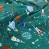 Premier β Space β Jade 2 Premier β Space β Jade -Croft Mill Store premier rockets teal cotton elastane with rocket print fold