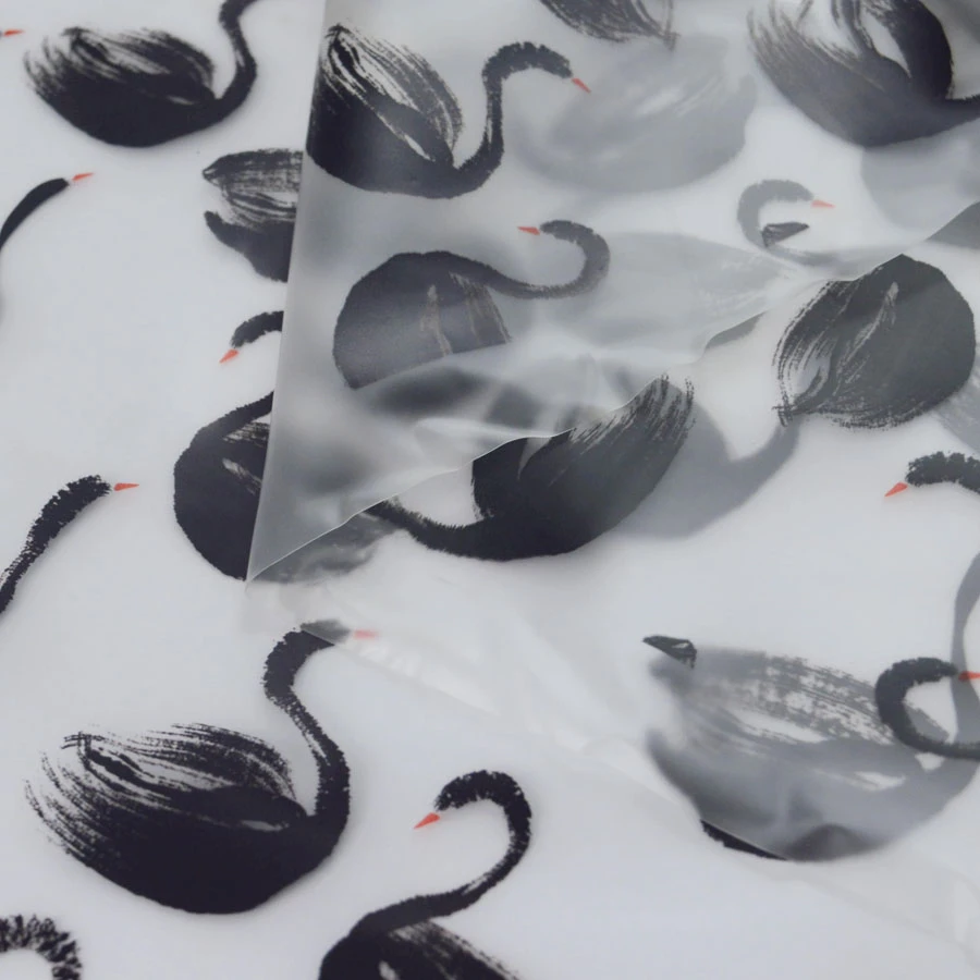 Printed PU Polyurethane - Swan 4 Printed PU Polyurethane - Swan - Image 2