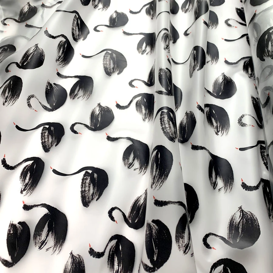 Printed PU Polyurethane - Swan 6 Printed PU Polyurethane - Swan - Image 4