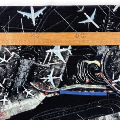 Canvas Print - Airport 9 Canvas Print - Airport -Croft Mill Store printed cotton canvas fabric planes a better place terminal ruler