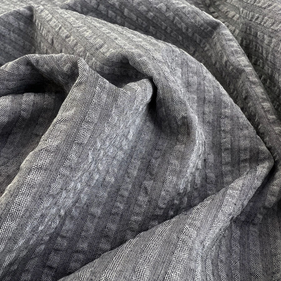 Proper Seersucker - Grey 5 Proper Seersucker - Grey - Image 3
