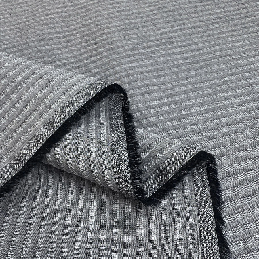 Proper Seersucker - Grey 4 Proper Seersucker - Grey - Image 2