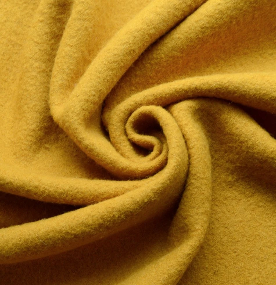 Pure Luxury - Boiled Wool - New Mustard 5 Pure Luxury - Boiled Wool - New Mustard - Image 3