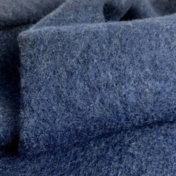 Pure Luxury - Boiled Wool - French Navy 6 Pure Luxury - Boiled Wool - French Navy -Croft Mill Store pure luxury boiled wool french navy boiled wool cloth material fabric drape close up fabric photo