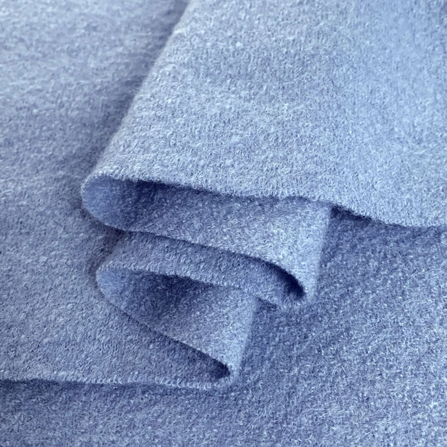 Pure Luxury - Boiled Wool - Pale Blue 3 Pure Luxury - Boiled Wool - Pale Blue